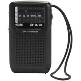 Aiwa Radio de bolsillo RS-33 portátil con auriculares